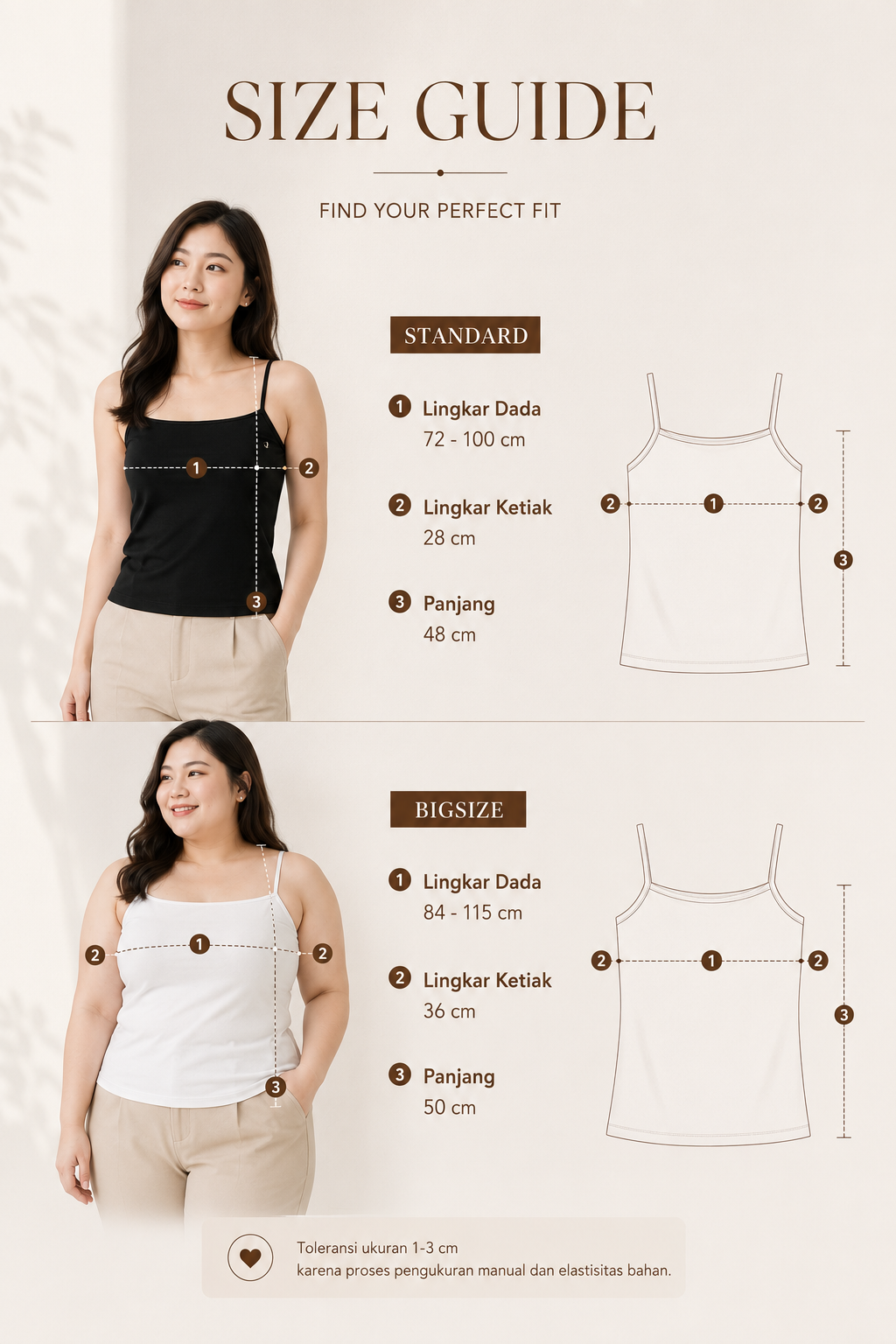 Basic Square Neck Tanktop - White