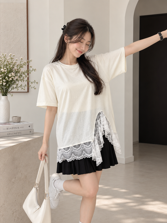 Kendal Lace Blouse - Cream