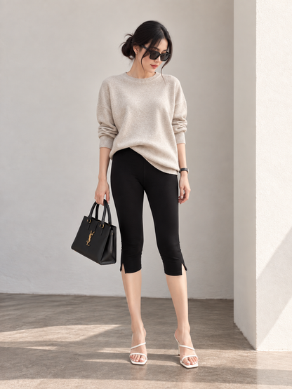 Sari Capri Pants - Black