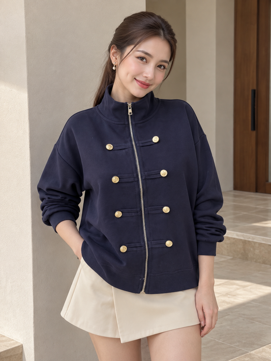 Solera Zipper Jacket - Navy