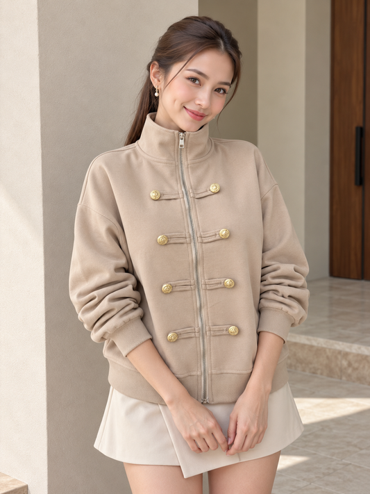 Solera Zipper Jacket - Khaki
