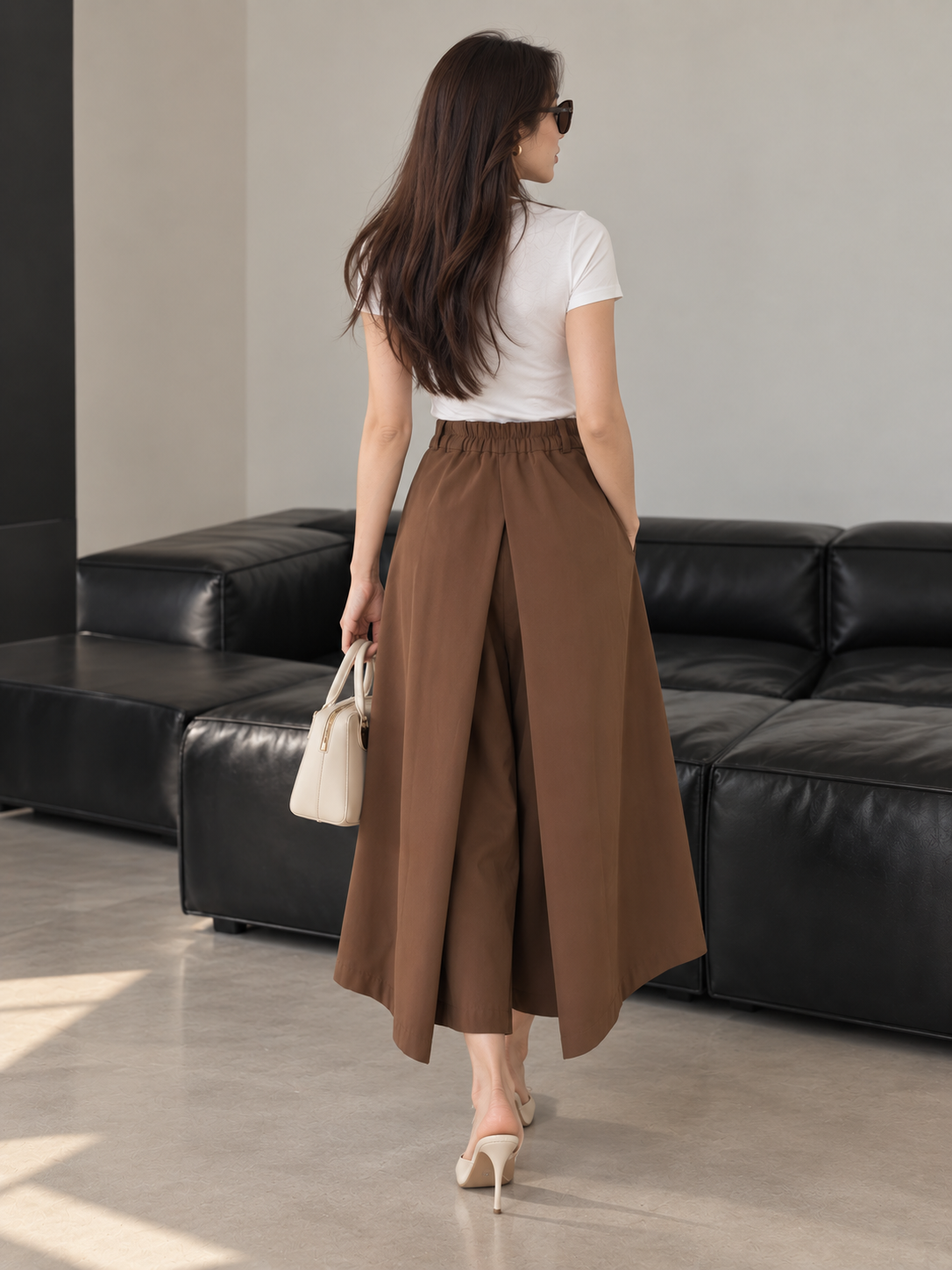 Okland Cullotes Pants - Coffee