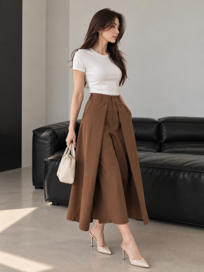 Okland Cullotes Pants - Coffee
