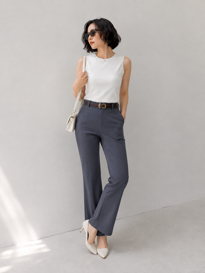 Kino Cutbray Pants - Grey