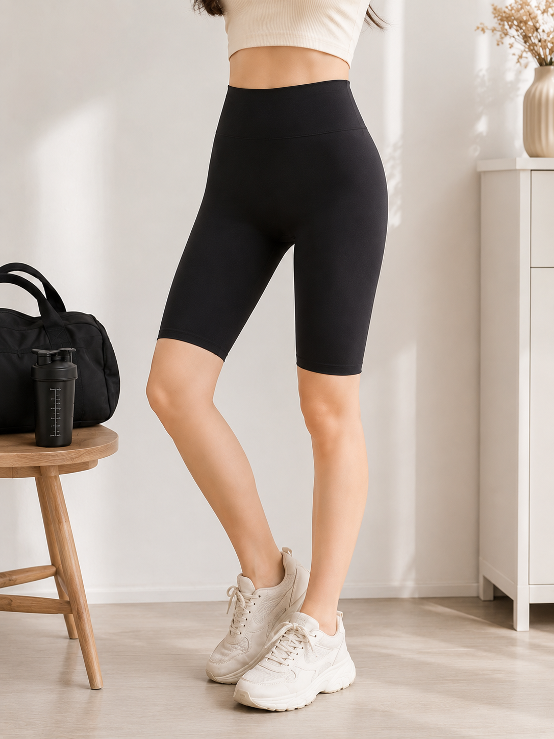 Biker Short Legging Highwaist - Black