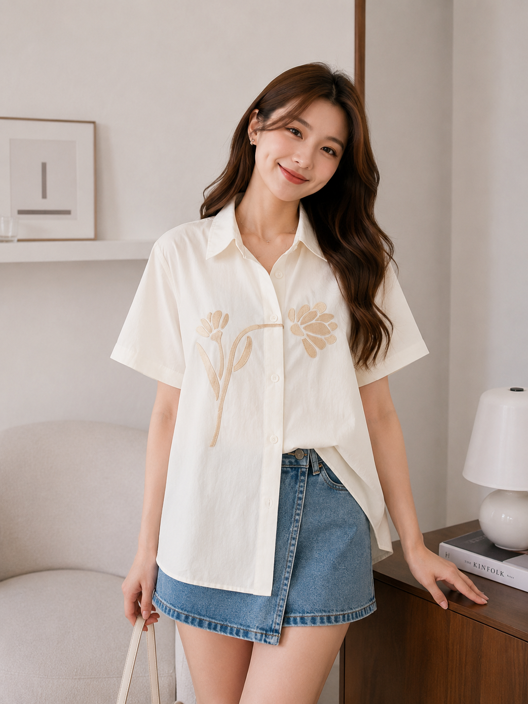 Hova Cotton Shirt - Cream