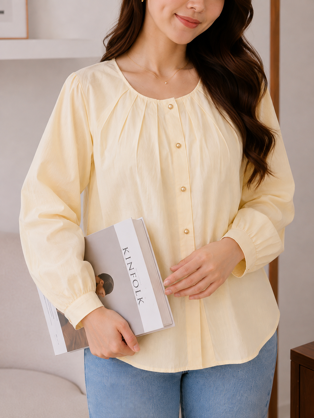Mine Cotton Blouse - Cream