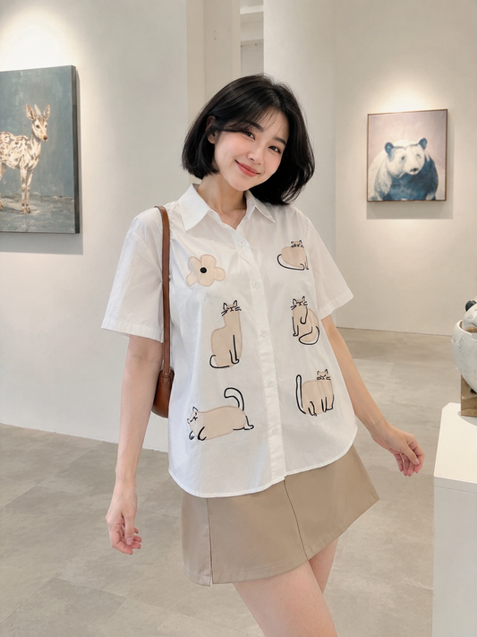 Koska Cotton Shirt - White