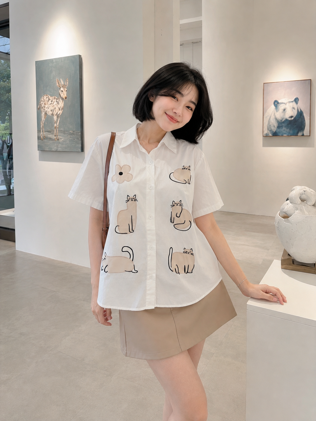 Koska Cotton Shirt - White