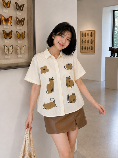 Koska Cotton Shirt - Cream