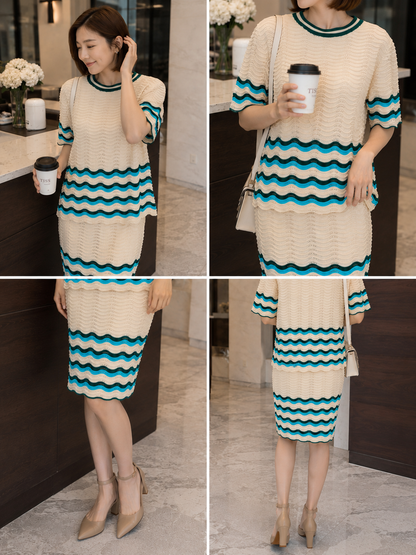 Ariel Gradient Set - Cream Emerald