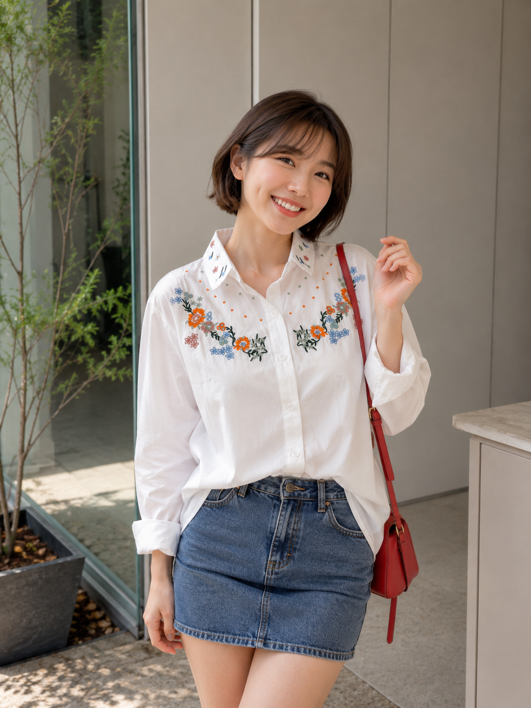 Daria Cotton Shirt - White