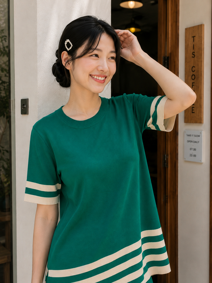 Haku Knit Set - Emerald Green