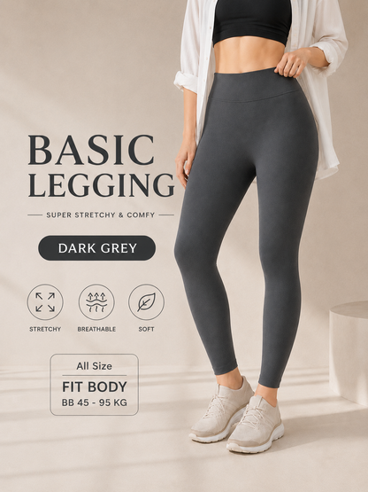 Basic Legging - Dark Grey