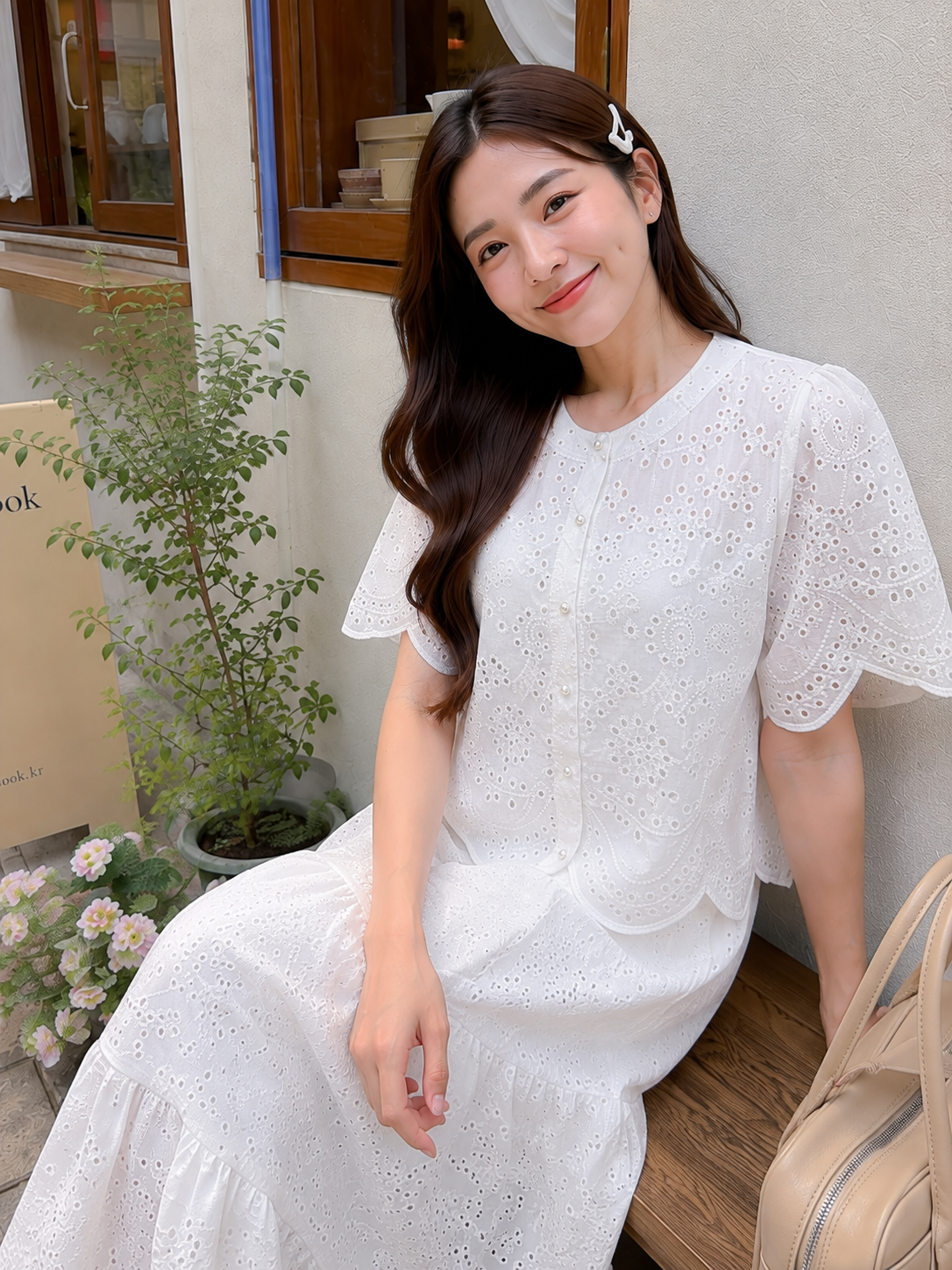 Seoul Lace Set - Broken White