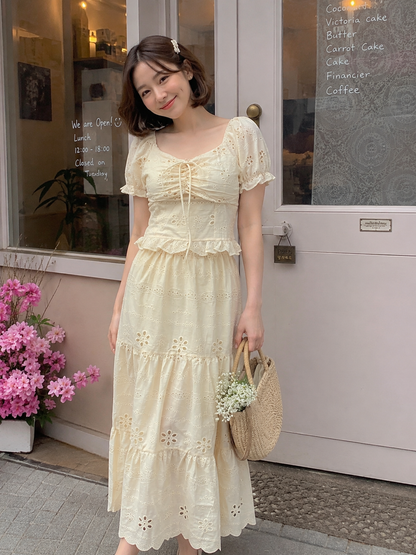 Miranda Lace Set - Cream