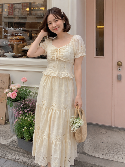 Miranda Lace Set - Cream