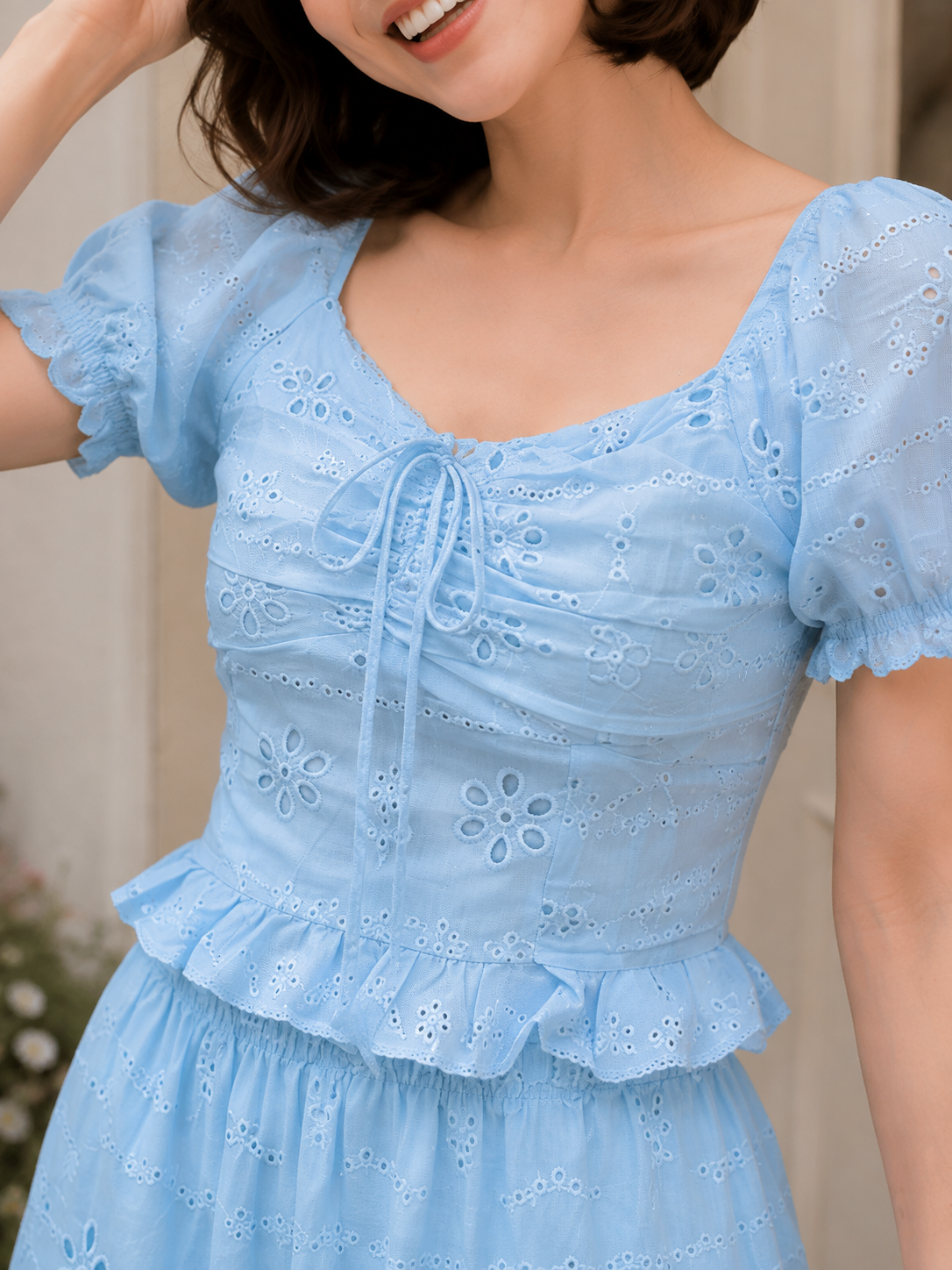 Miranda Lace Set - Blue