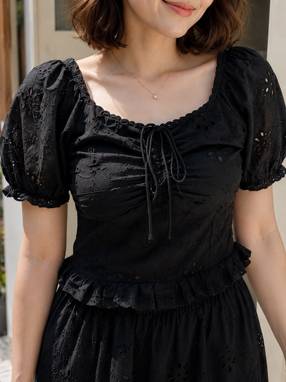 Miranda Lace Set - Black