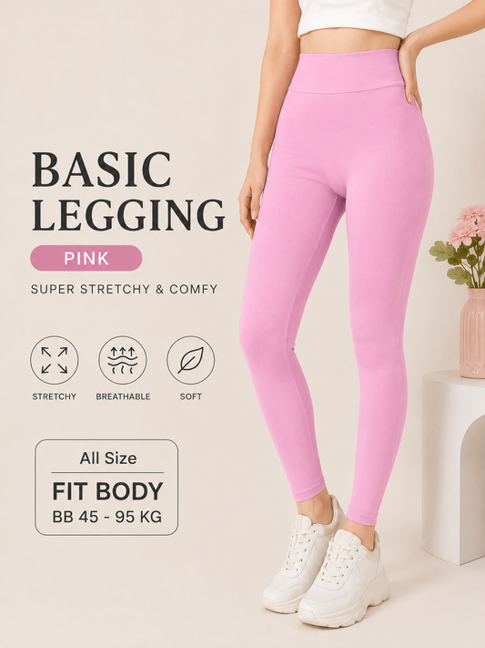 Basic Legging - Soft Pink