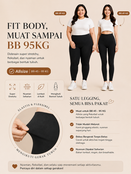 Basic Legging - Dark Grey