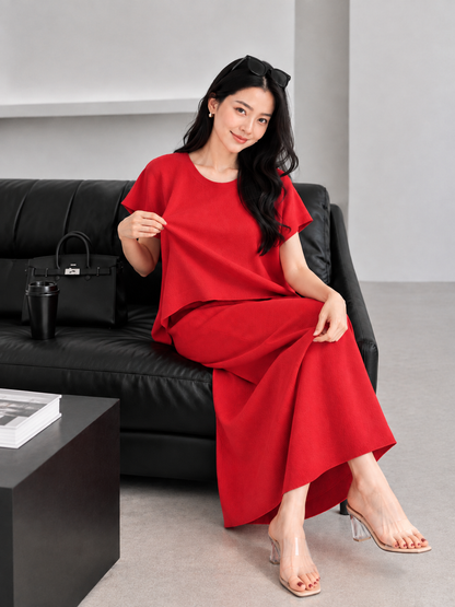 Woori Knit Set - Red