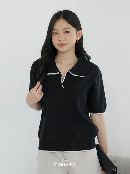 Nabel Knit Top - Black