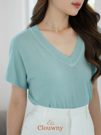 Varen Glitter Top - Tosca