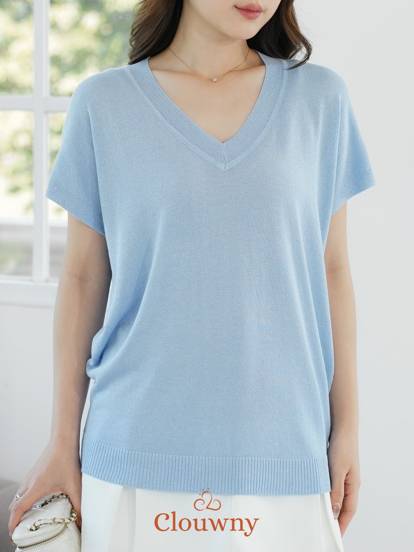 Varen Glitter Top - Blue
