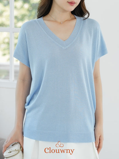Varen Glitter Top - Blue