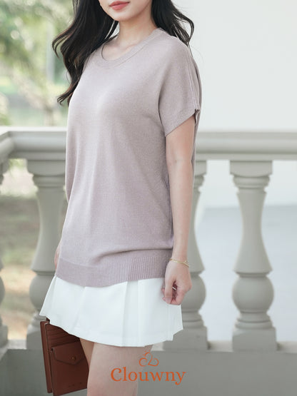 Umaira Glitter Top - Khaki