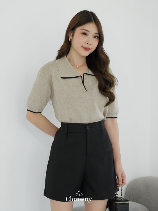 Nabel Knit Top - Khaki