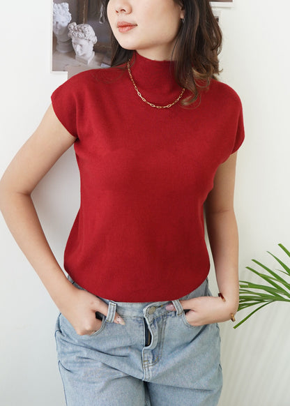 Semi Turtle Top - Maroon