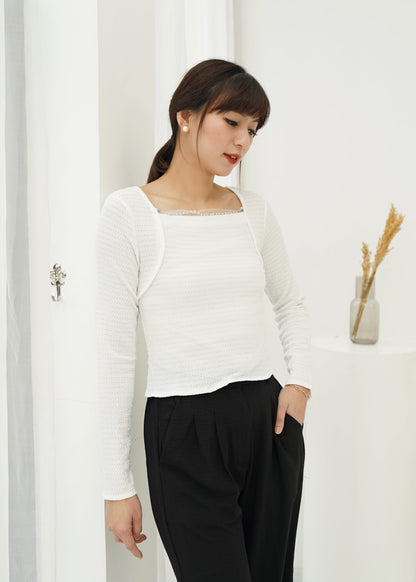 Moja Pearl Longsleeve - White