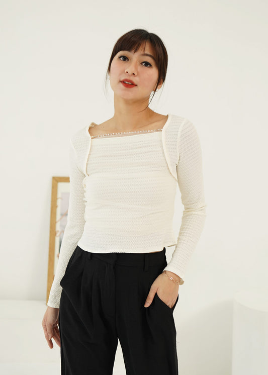 Moja Pearl Longsleeve - Cream