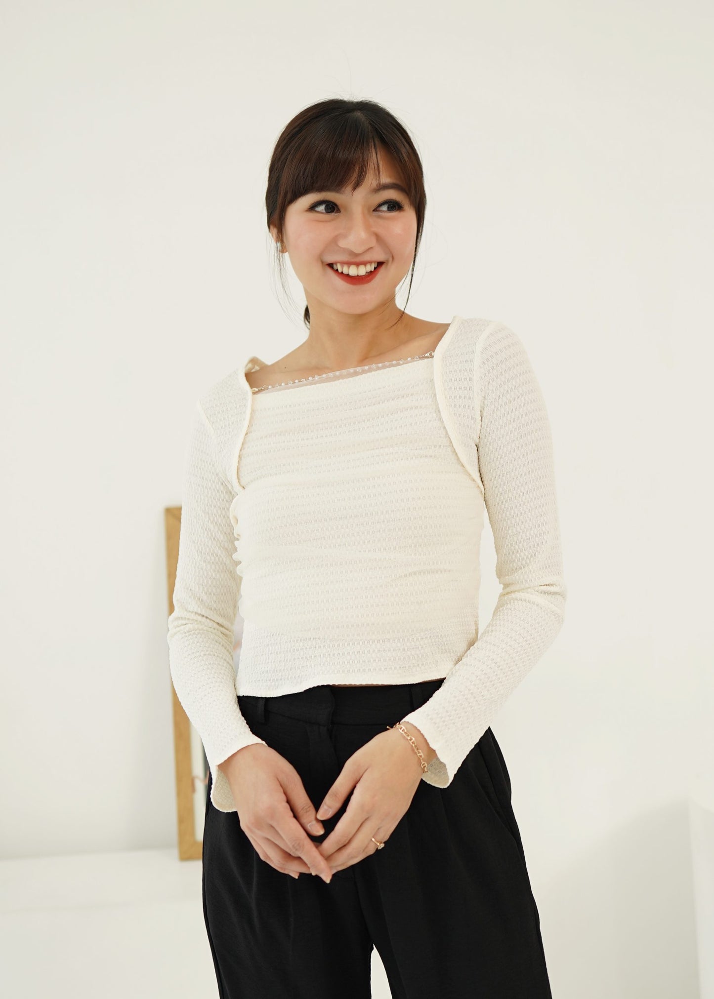 Moja Pearl Longsleeve - Cream
