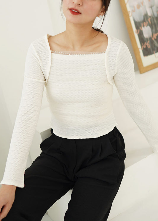 Moja Pearl Longsleeve - Cream