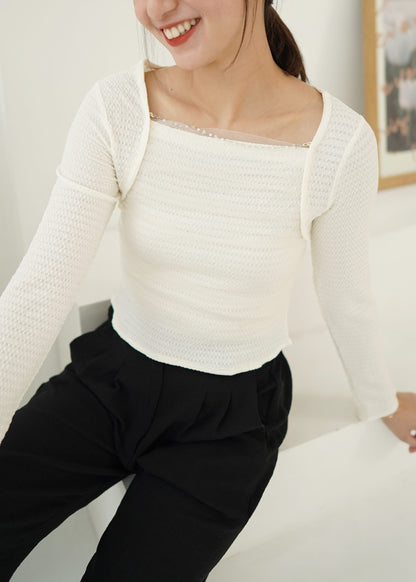 Moja Pearl Longsleeve - Cream