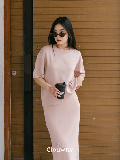 Harlan Knit Set - Pink