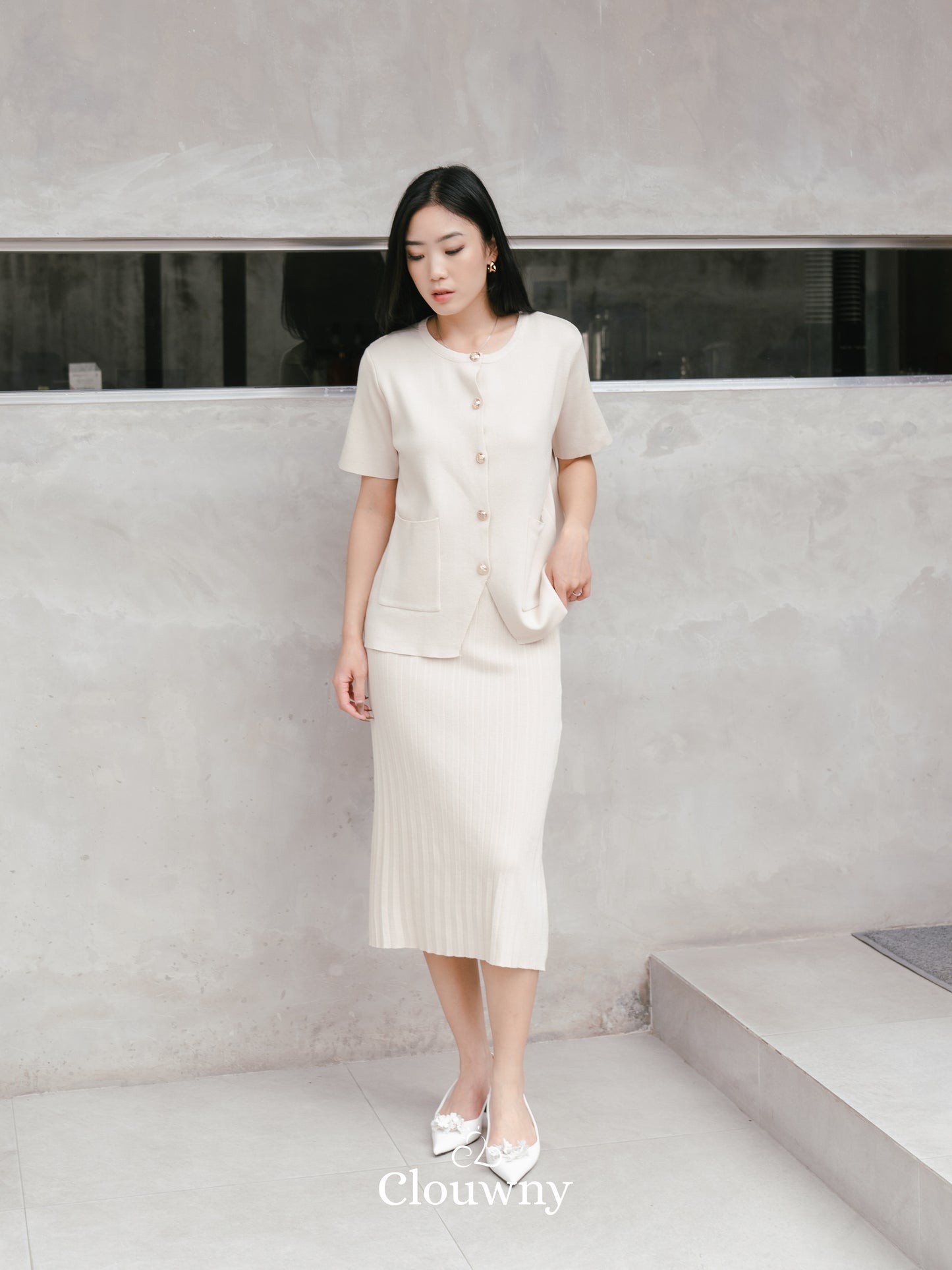 Sorell Knit Set - Cream