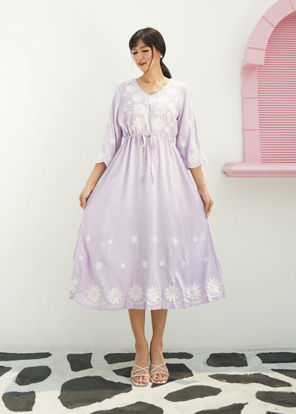 Fazio Maxi Dress - Lilac