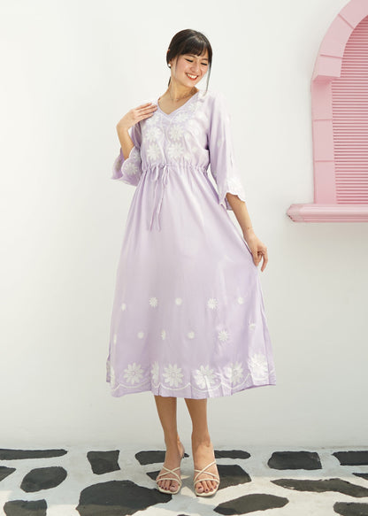 Fazio Maxi Dress - Lilac