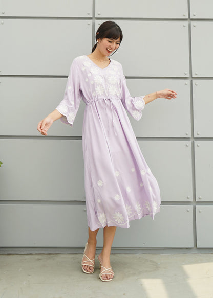 Fazio Maxi Dress - Lilac