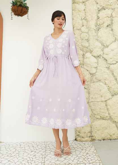 Fazio Maxi Dress - Lilac