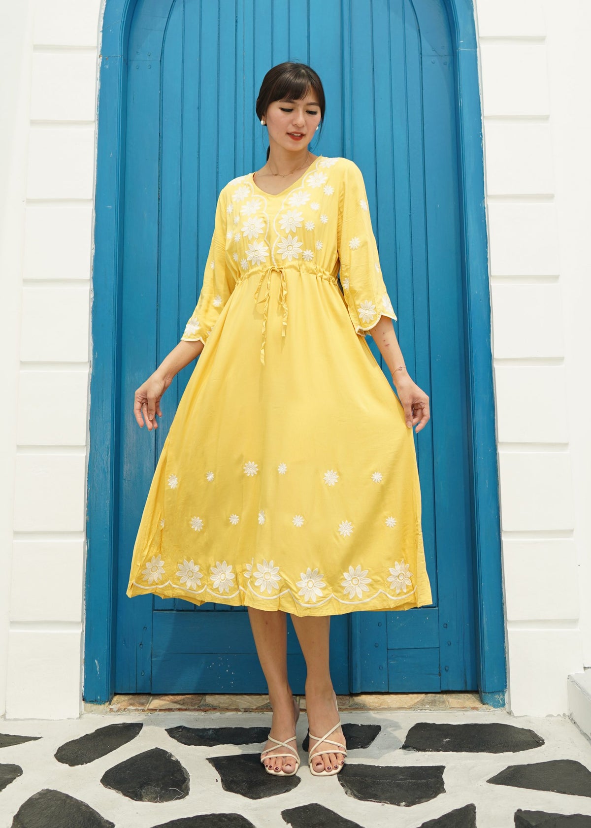 Fazio Maxi Dress - Yellow