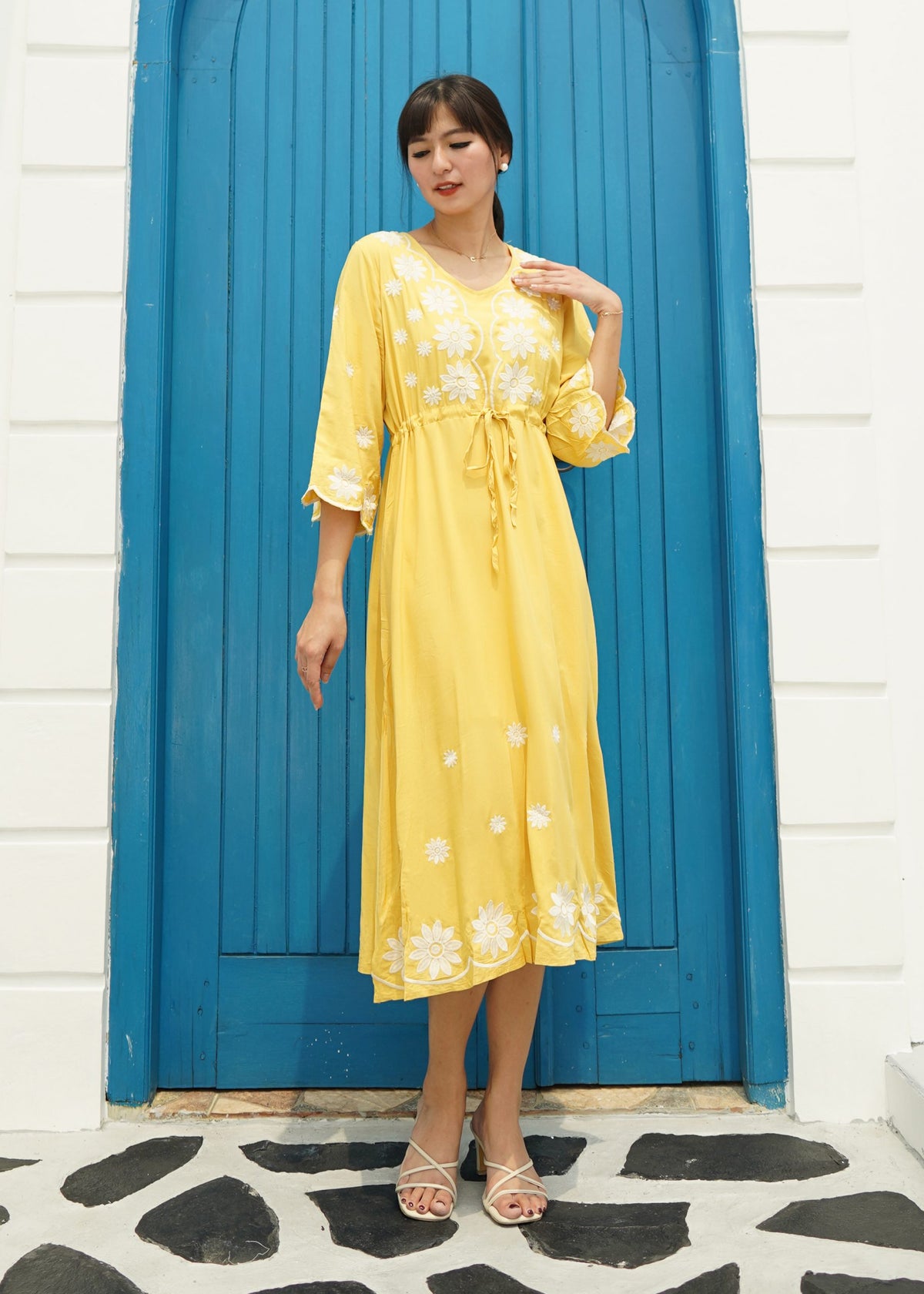 Fazio Maxi Dress - Yellow