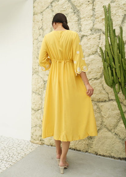 Fazio Maxi Dress - Yellow
