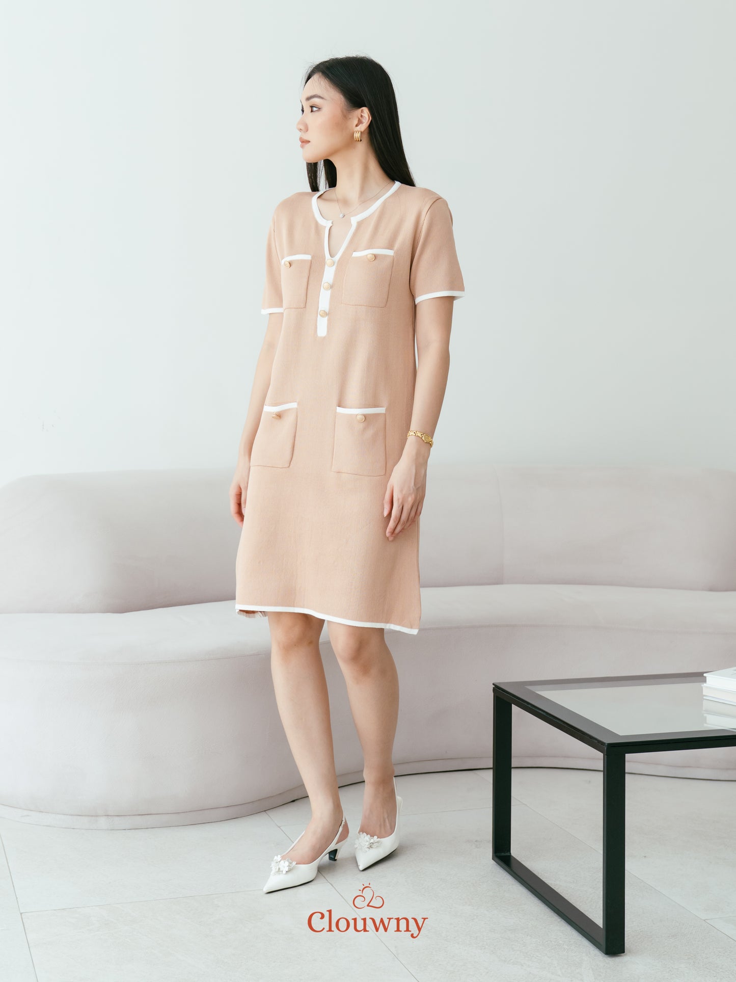 Ventura Knit Dress - Khaki