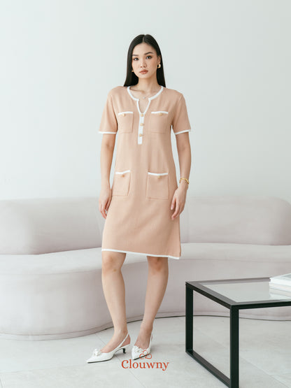 Ventura Knit Dress - Khaki