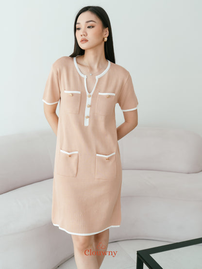Ventura Knit Dress - Khaki